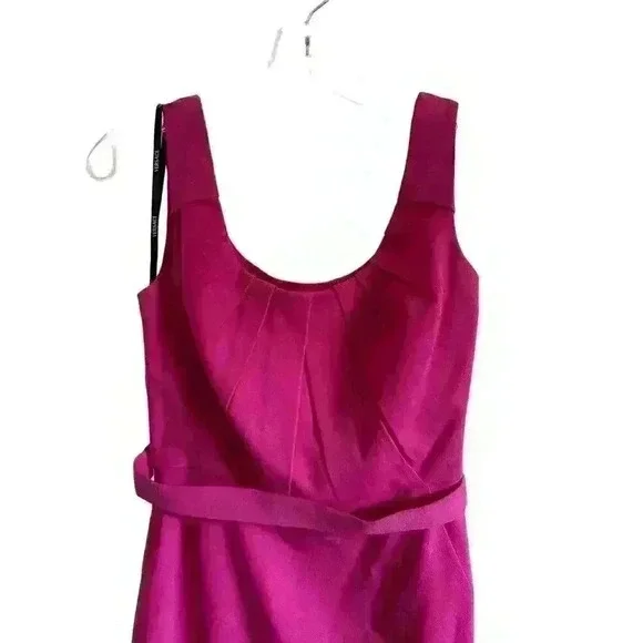 VERSACE PINK SLEEVELESS ZIP UP BACK FULLY LINED DRESS SIZE SMALL - Picture 2 of 16